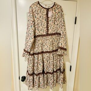 Dainty Jewells Fall Dress-Knee Length  
Size: XXL